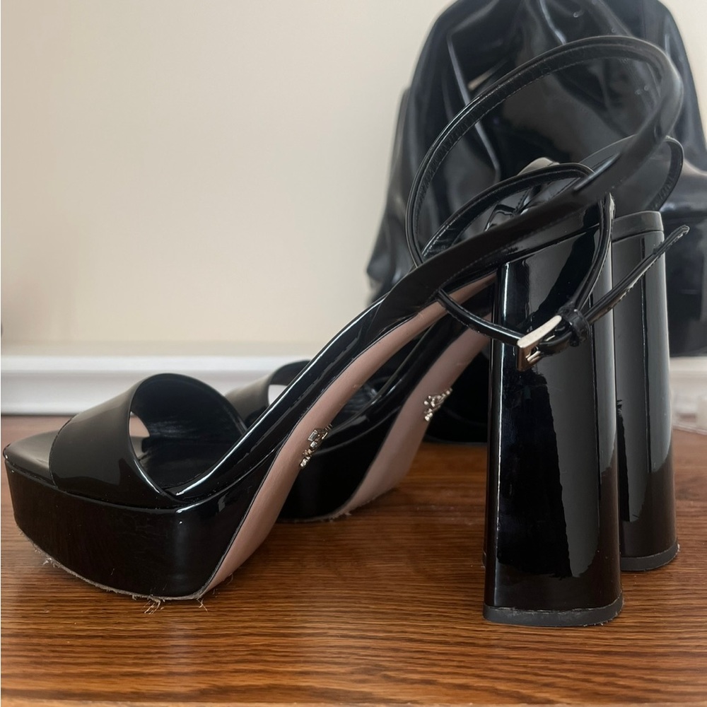 Authentic Prada Ankle Strap Platform Sandals (Nor… - image 3